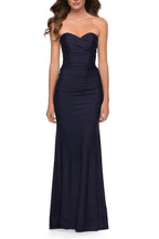 Lovely Mermaid Sweetheart Neck Sleeveless Ruched Back Floor Length Evening Dress