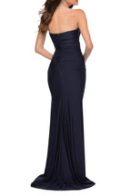 Lovely Mermaid Sweetheart Neck Sleeveless Ruched Back Floor Length Evening Dress