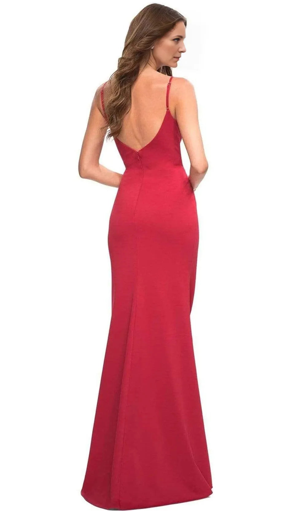 Low V-Neck Sleeveless Sheath Gorgeous Floor length Prom Dress For Sale For Women