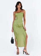 Low cost Bodycon Spaghetti Straps Sleeveless Ankle-Length Prom Dress