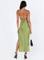 Low cost Bodycon Spaghetti Straps Sleeveless Ankle-Length Prom Dress