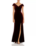 Lush Trumpet Off Shoulder Cap Sleeve Zipper Back Floor Length For Sale Prom Dress