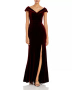 Lush Trumpet Off Shoulder Cap Sleeve Zipper Back Floor Length For Sale Prom Dress