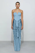 Lustrous Mermaid Sweetheart Neck Sleeveless Zipper Back Floor Length For Women Prom Dress
