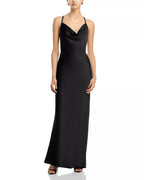Lustrous Slip V Neck Spaghetti Strap Cross Back Floor Length For Women Prom Dress