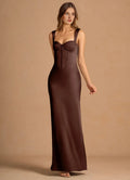 Lustrous Trumpet Sweetheart Neck Sleeveless Open Back Floor Length For Adults Prom Dress