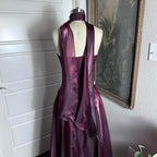 Luxe Ballgown Strapless Halter Tie Ruched Back Floor Length For Ladies Prom Dress