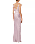 Luxe Mermaid Crew Neck Sleeveless Crisscross Back Floor Length For Adults Prom Dress