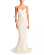 Luxe Mermaid Deep V Neck Spaghetti Strap Open Back Train Floor Length For Women Prom Dress
