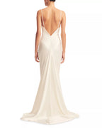 Luxe Mermaid Deep V Neck Spaghetti Strap Open Back Train Floor Length For Women Prom Dress