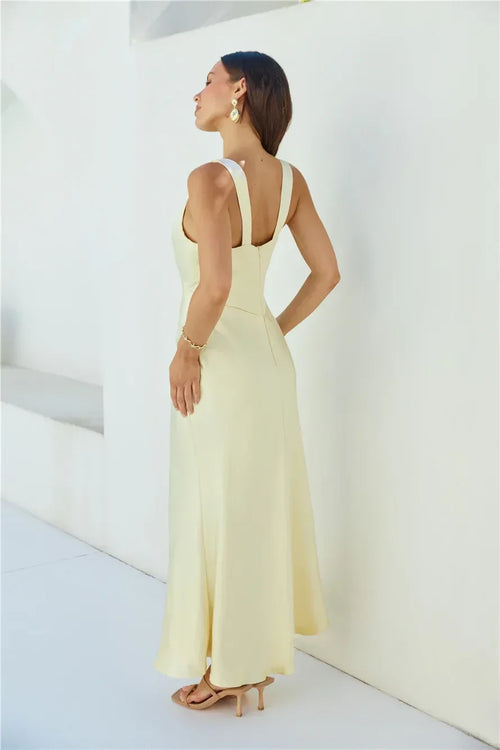 Robe de bal longue sirène de luxe à col plongeant et dos nu