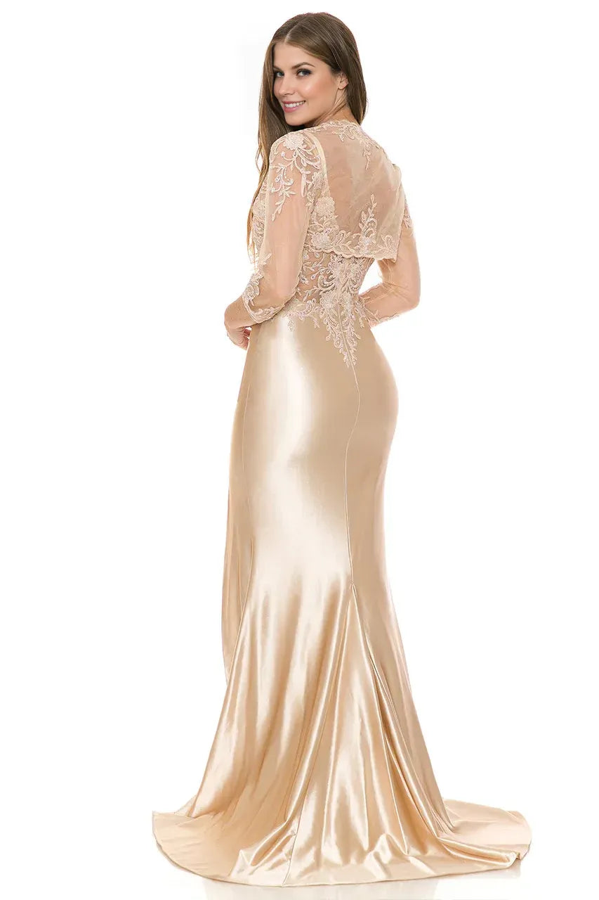 Luxe Mermaid Sweetheart Spaghetti Strap Open Back Floor Length Prom Dress