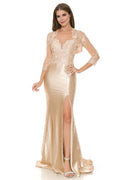 Luxe Mermaid Sweetheart Spaghetti Strap Open Back Floor Length Prom Dress