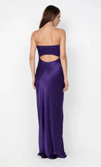 Luxe Sheath Strapless Sleeveless Cut Out Back Floor Length For Sale Prom  Dress