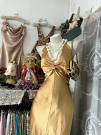 Luxurious Mermaid Halter Sleeveless Open Back Floor-Length Banquet Dress