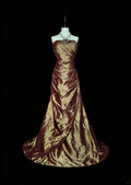 Luxurious Mermaid Strapless Sweetheart Sleeveless Zip Back Floor-Length Banquet Dress