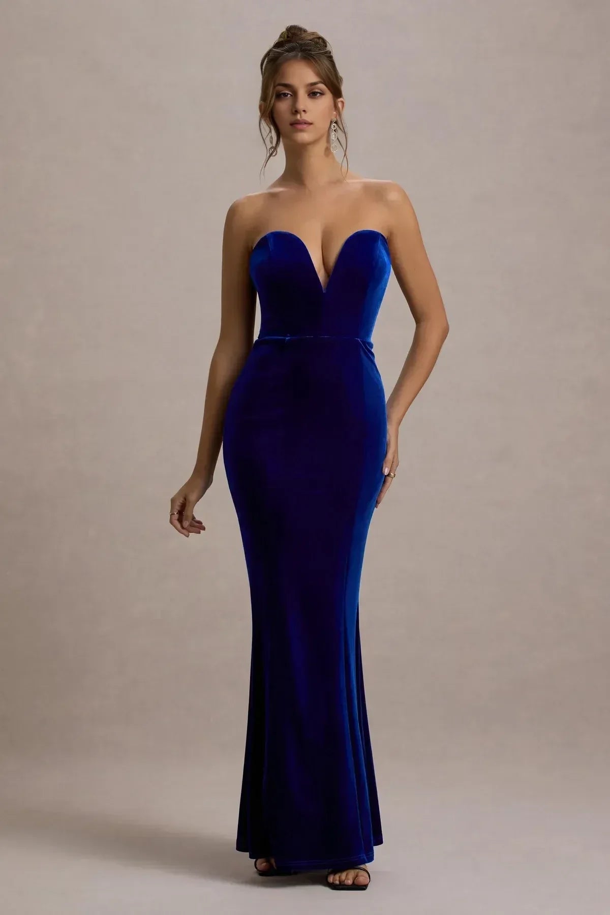 Luxurious Mermaid Sweetheart Neck Sleeveless Zipper Back Floor Length Evening Dress
