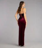 Luxurious Sheath Cowl Neck Spaghetti Strap Lace Up Back Floor Length Prom Dress