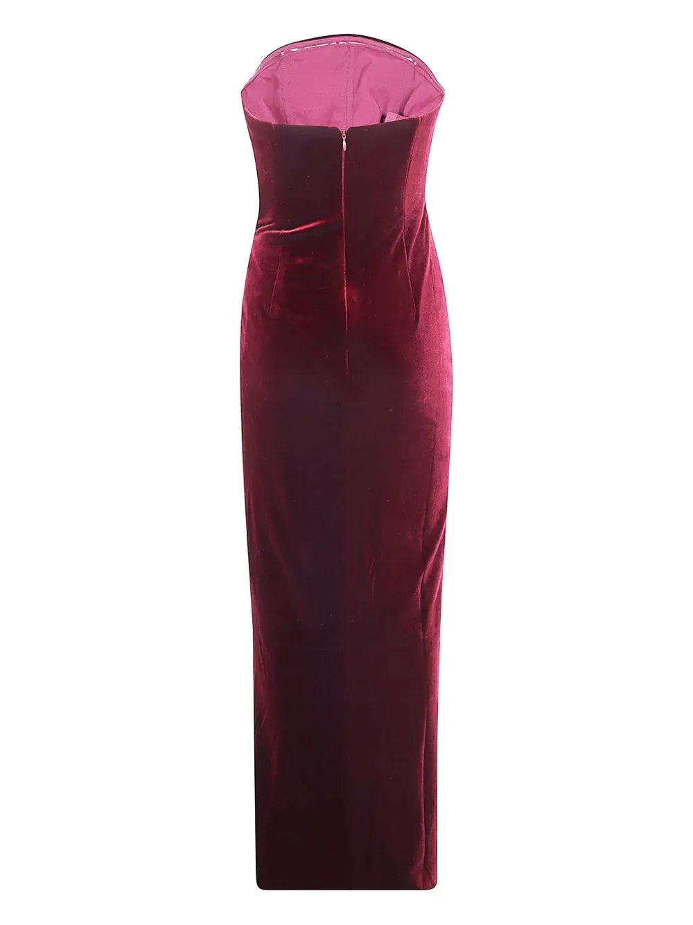 Luxurious Sheath Strapless Sleeveless Zipper Back Floor Length Prom Dress