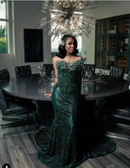 Luxurious Mermaid Sweetheart Sleeveless Backless Floor-Length Prom Dress