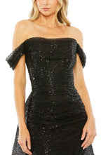 Luxury Fitted Off the Shoulder Sleeveless Sweep/Brush Train Prom Dress