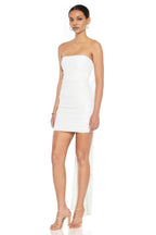 Luxury Fitted Strapless Sleeveless Sequins Short-Mini Homecoming Dress