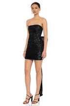 Luxury Fitted Strapless Sleeveless Sequins Short-Mini Homecoming Dress
