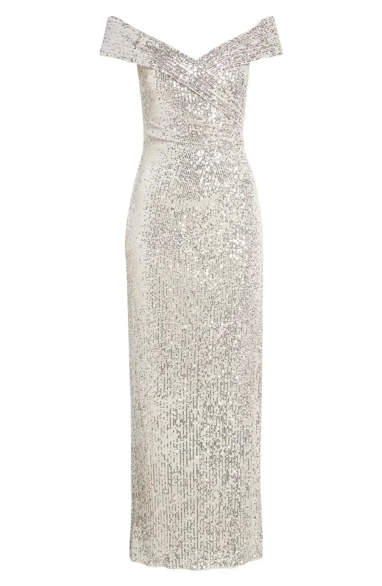 Luxury Mermaid Off the Shoulder Sleeveless Ankle-Length Prom Dress