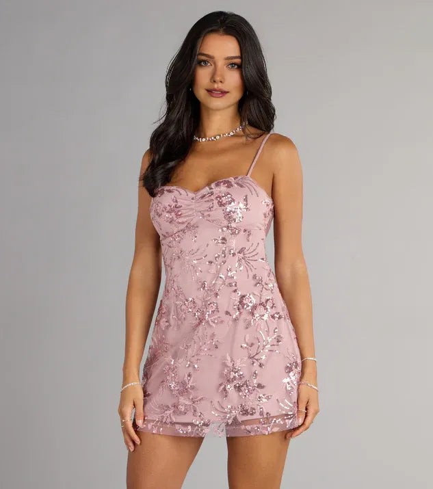Luxury Sheath/Column Sweetheart Sleeveless Up Back Short-Mini Homecoming Dresses