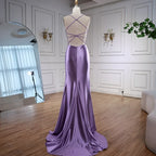 Luxury V Neck Sleeveless Fitted Appliques Sweep Train Prom Dress