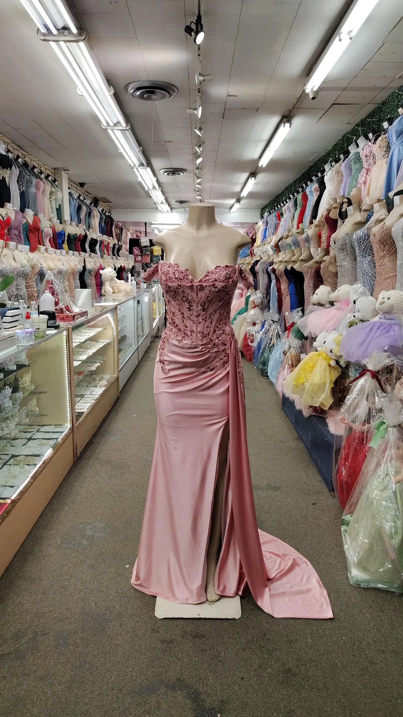 Mermaid Prom Dress With Beaded Corset Bodice Off Shoulder Satin Burgundy Gown For Prom Night