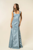 Mermaid Square Neck Regular Straps Floor-Length Sleeveless Prom Gown Elegant Off the Shoulder Evening Dresses price