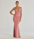 Mesmerizing Mermaid Plunge Neck Spaghetti Strap Lace Up Back Floor Length Prom Dress