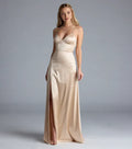 Minimalist A-Line Spaghetti Straps Sleeveless Lace-Up Sweep/Brush Train Prom Dress