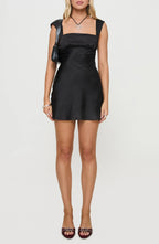 Modern A Line Square Neck Sleeveless Low Back Short Homecoming Dress
