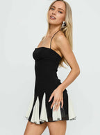 A-Line Halter Neck Sleeveless Backless Short-Mini Homecoming Dress