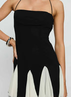 A-Line Halter Neck Sleeveless Backless Short-Mini Homecoming Dress