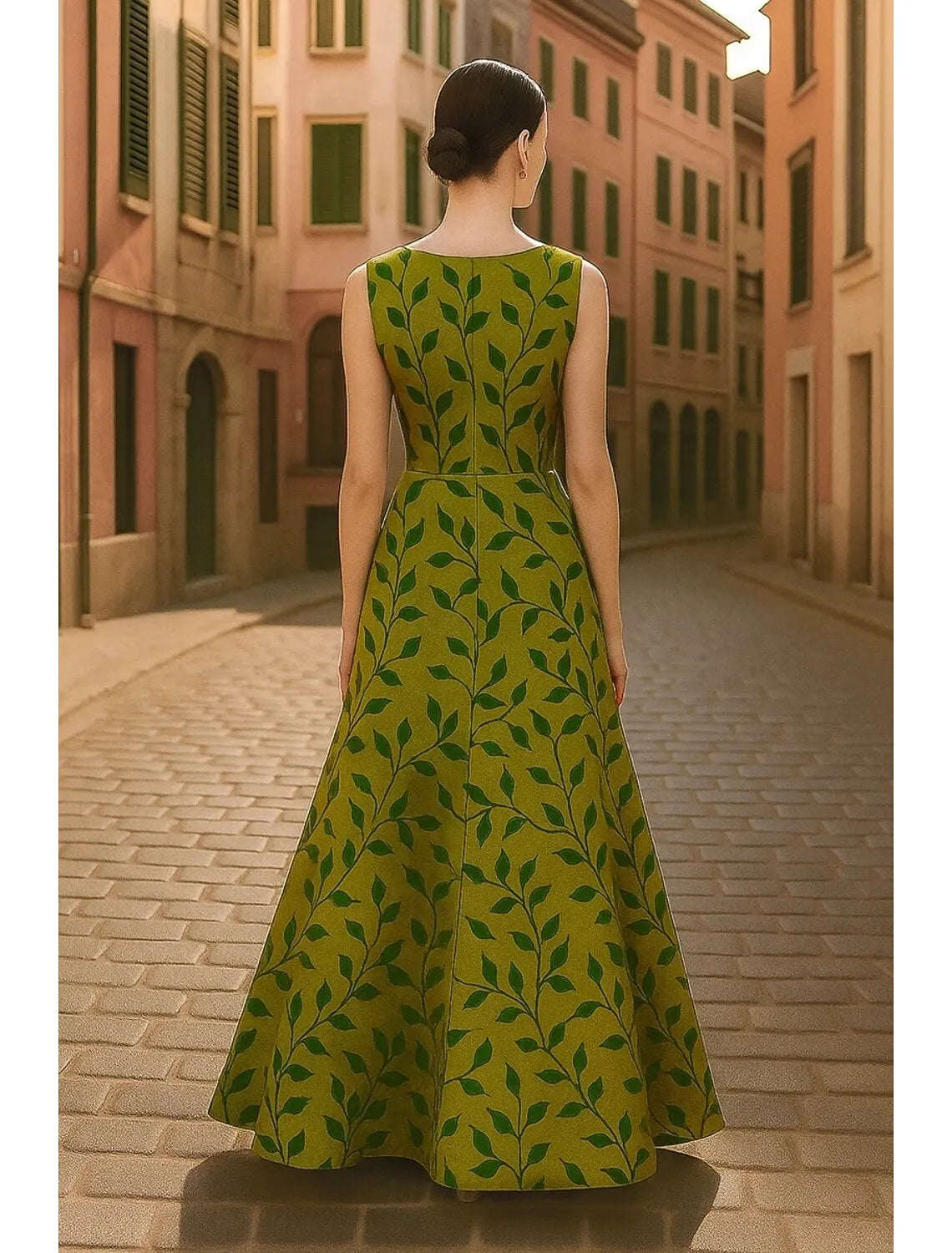 A-Line Sleeveless V Neck Pleats Floor-Length Mother Of The Bride Dress