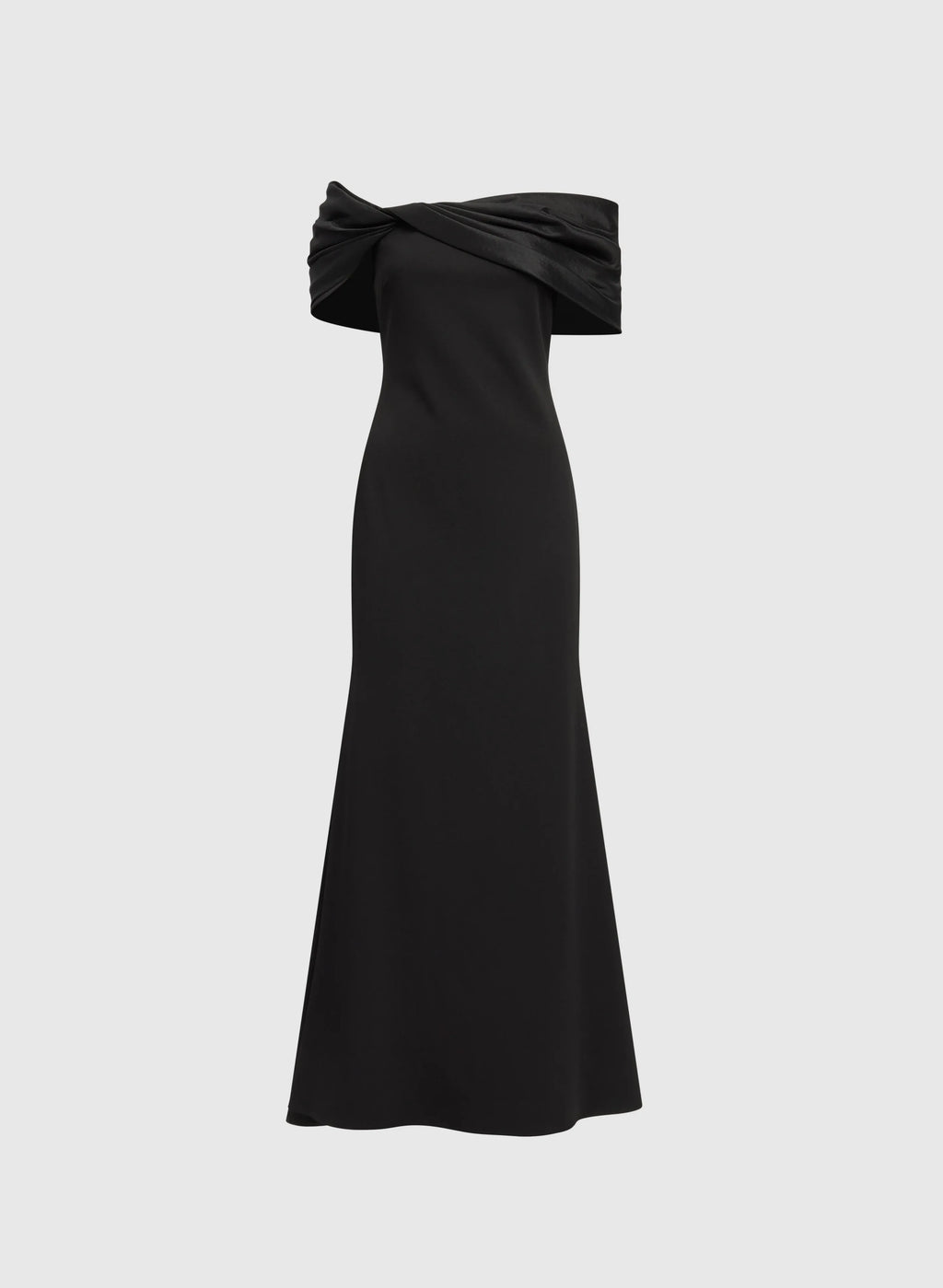 Mermaid Asymmetrical-Neck Cap Sleeve Zipper Up Floor-Length Prom Dress