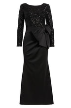 Mermaid Boat Neck Long Sleeve Floor-Length Prom Dress