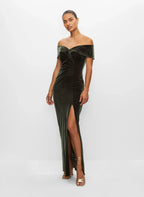 Mermaid Off-the-Shoulder Sleeveless Floor-Length Prom Dress