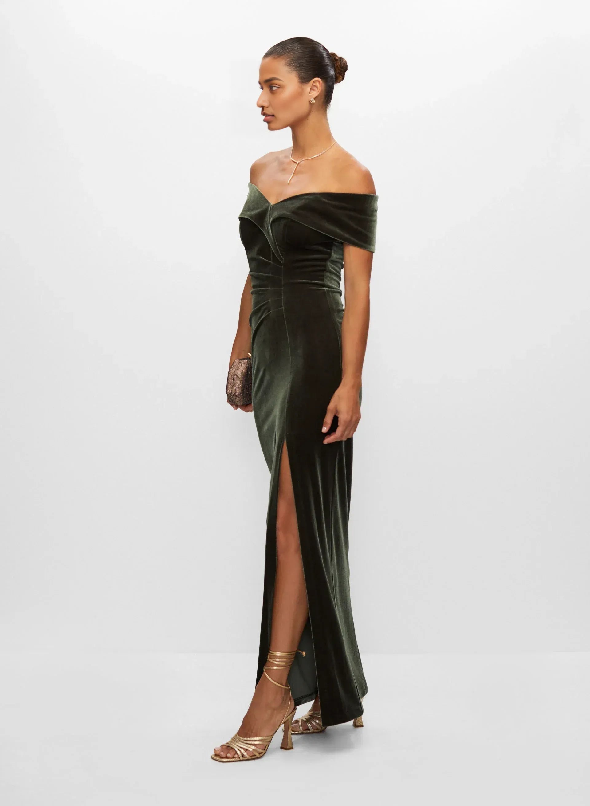Mermaid Off-the-Shoulder Sleeveless Floor-Length Prom Dress