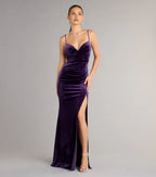 Mermaid Spaghetti Straps Sleeveless Backless Floor-Length Prom Dress