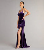 Mermaid Spaghetti Straps Sleeveless Backless Floor-Length Prom Dress