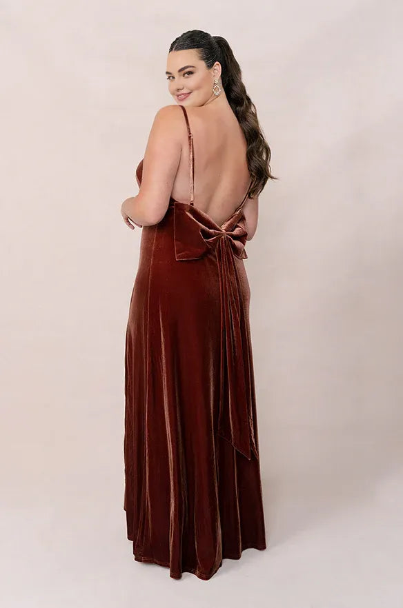 Mermaid Square Neck Sleeveless Floor-Length Plus Size Prom Dress
