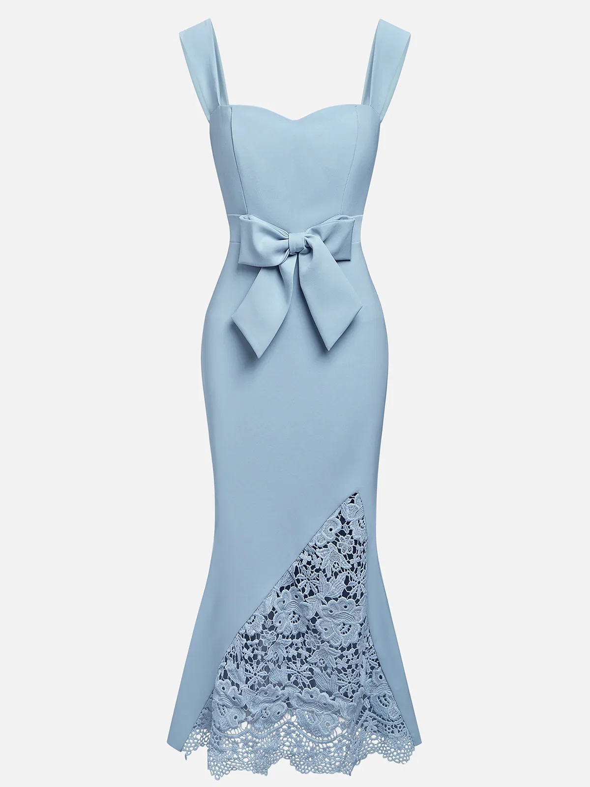 Mermaid Sweetheart Neck Sleeveless Back Zip Ankle-Length Evening Dress