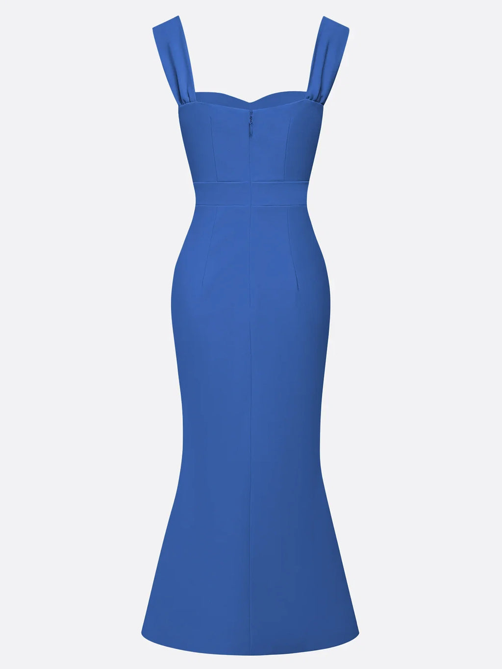 Mermaid Sweetheart Neck Sleeveless Back Zip Ankle-Length Evening Dress