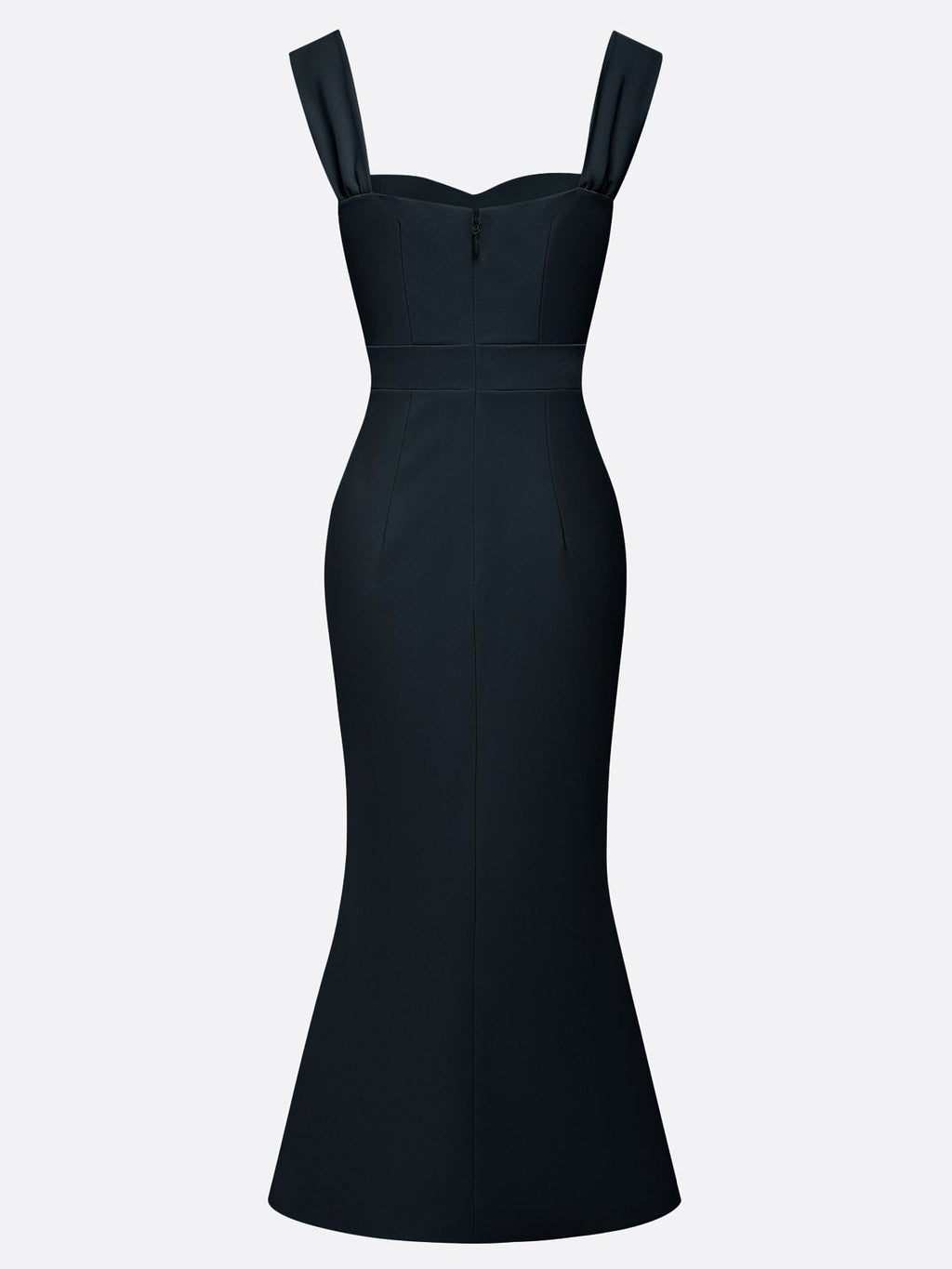Mermaid Sweetheart Neck Sleeveless Back Zip Ankle-Length Evening Dress