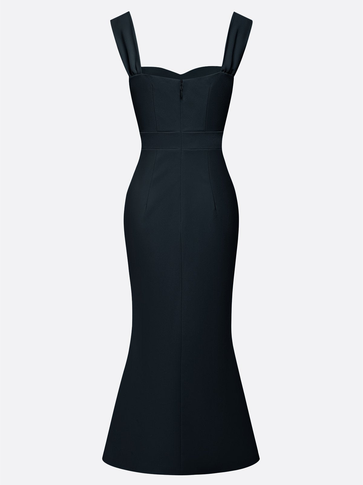 Mermaid Sweetheart Neck Sleeveless Back Zip Ankle-Length Evening Dress