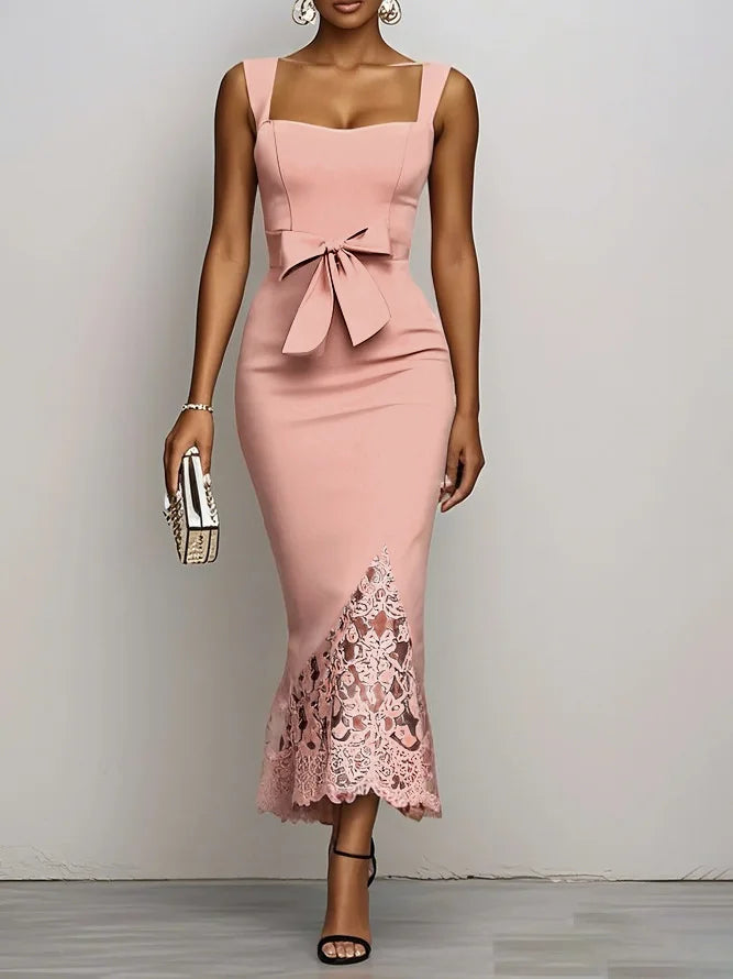 Mermaid Sweetheart Neck Sleeveless Back Zip Ankle-Length Evening Dress